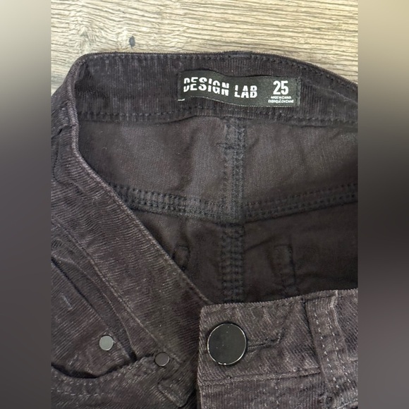 Design Lab Lord & Taylor Chocolate Corduroy Trousers - Picture 4 of 6